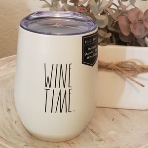 Rae Dunn WINE TIME Wine Insulated Glass